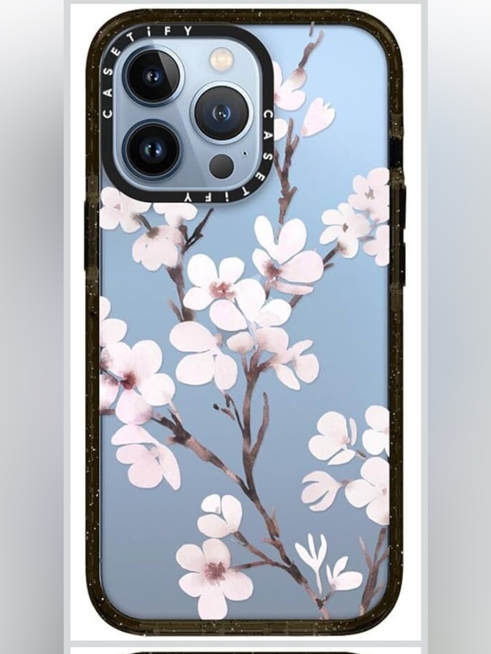 Casetify Floral Cherry Blossom Durable Clear Phone Case for iPhone 15 Pro Max - Picture 10 of 11
